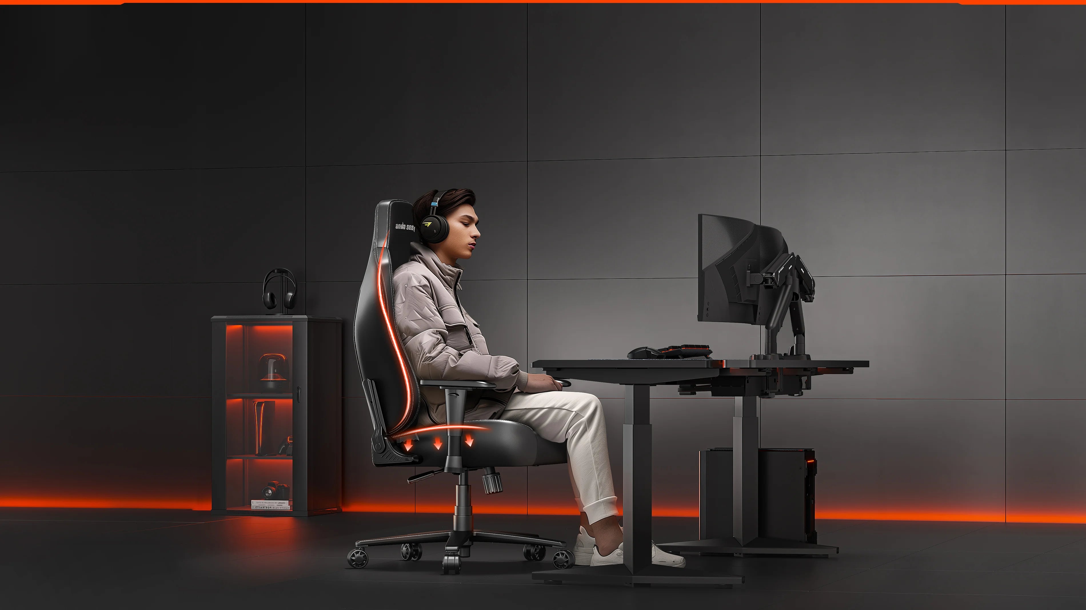 andaseat novis ergonomic gaming chair