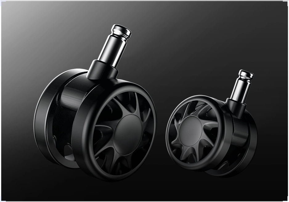 andaseat novis gaming chair with 60mm PU-coated noise-free wheels